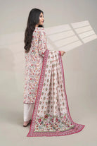 2PC Unstitched Printed Lawn Shirt and Dupatta KSD-3382 Printed KHAS STORES 