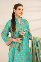2PC Unstitched Printed Lawn Shirt and Dupatta KSD-3386 Printed KHAS STORES 