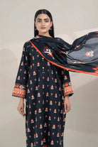 2PC Unstitched Printed Lawn Shirt and Dupatta KSD-3388 Printed KHAS STORES 