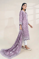 2PC Unstitched Printed Lawn Shirt and Dupatta KSD-3389 Printed KHAS STORES 