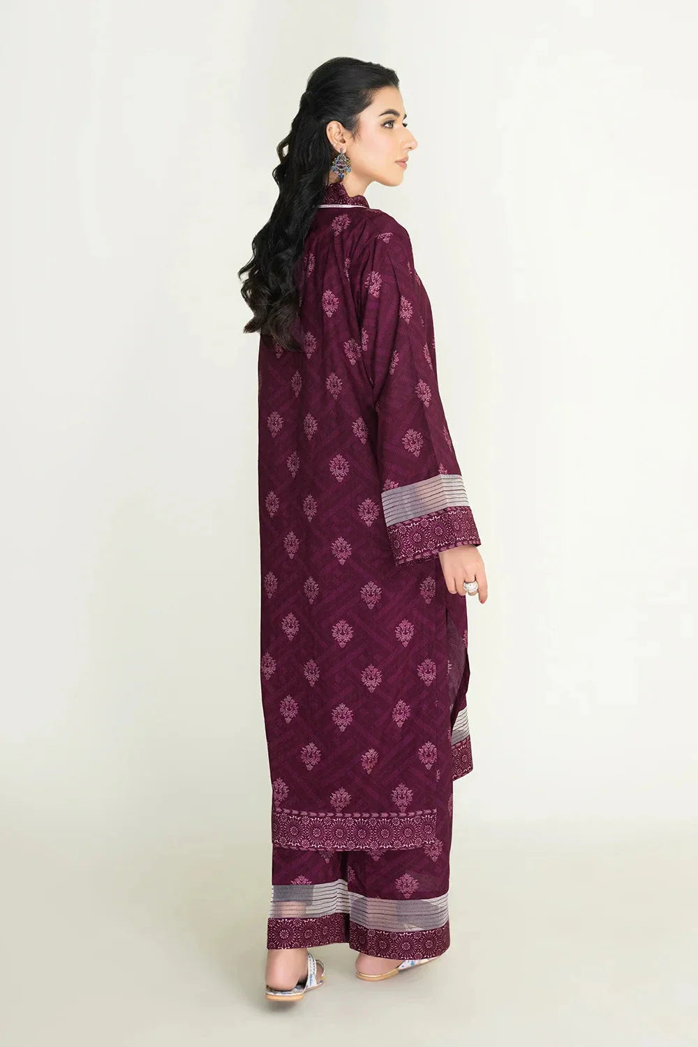 2PC Unstitched Printed Lawn Shirt and Trouser I KST-3831 Printed KHAS STORES 