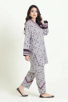 2PC Unstitched Printed Lawn Shirt and Trouser I KST-3832 A Printed KHAS STORES 