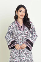 2PC Unstitched Printed Lawn Shirt and Trouser I KST-3832 A Printed KHAS STORES 