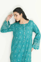 2PC Unstitched Printed Lawn Shirt and Trouser I KST-3835 Printed KHAS STORES 