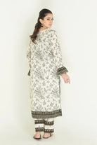 2PC Unstitched Printed Lawn Shirt and Trouser I KST-3836 Printed KHAS STORES 