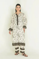 2PC Unstitched Printed Lawn Shirt and Trouser I KST-3836 Printed KHAS STORES 