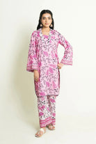 2PC Unstitched Printed Lawn Shirt and Trouser I KST-3837 Printed KHAS STORES 