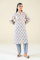 2PC Unstitched Printed Lawn Shirt and Trouser I KST-3839 Printed KHAS STORES 