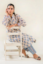 2PC Unstitched Printed Lawn Shirt and Trouser I KST-3839 Printed KHAS STORES 