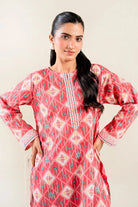2PC Unstitched Printed Lawn Shirt and Trouser I KST-3842 Printed KHAS STORES 