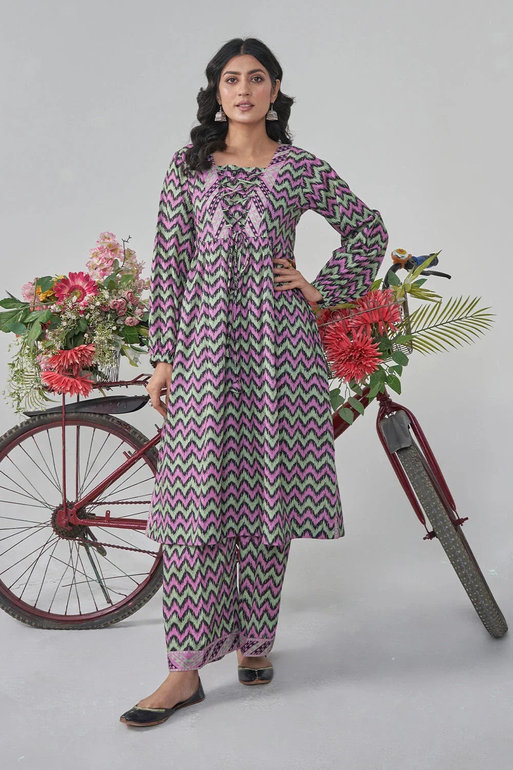 2PC Unstitched Printed Lawn Shirt and Trouser KST-3126 Printed KHAS STORES 