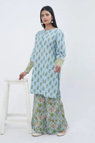 2PC Unstitched Printed Lawn Shirt and Trouser KST-3134 Printed KHAS STORES 