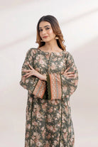 2PC Unstitched Printed Lawn Shirt and Trouser KST-3248 Printed KHAS STORES 