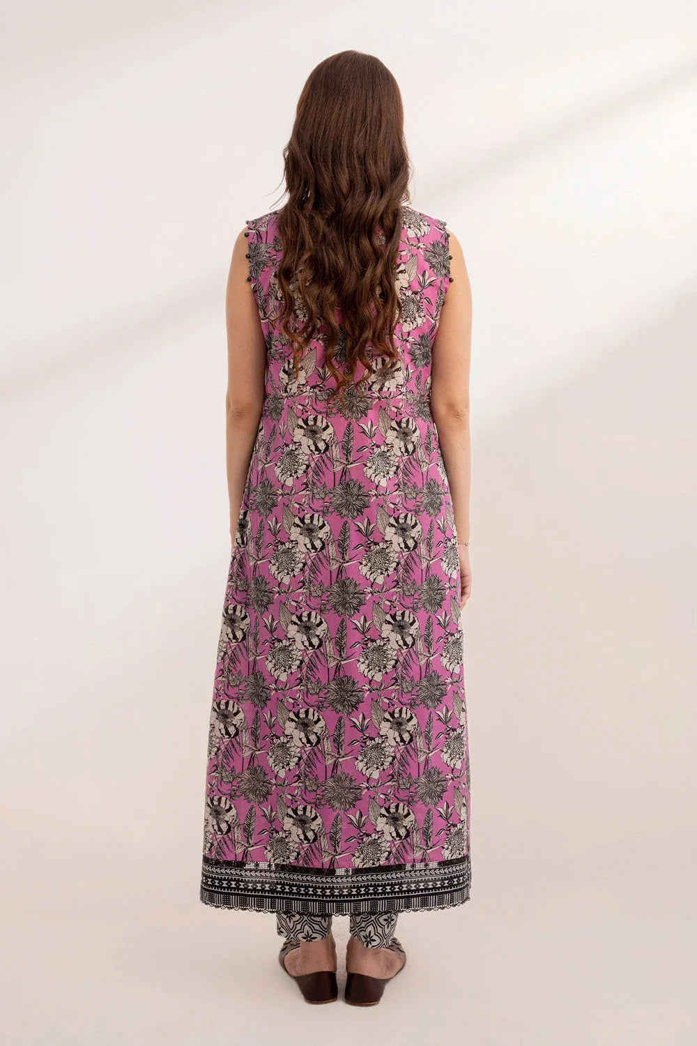 2PC Unstitched Printed Lawn Shirt and Trouser KST-3250 Printed KHAS STORES 