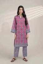 2PC Unstitched Printed Lawn Shirt and Trouser KST-3255 Printed KHAS STORES 