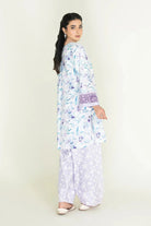 2PC Unstitched Printed Lawn Shirt and Trouser KST-3459 Printed KHAS STORES 