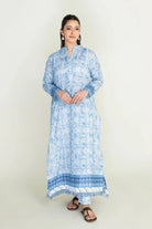 2PC Unstitched Printed Lawn Shirt and Trouser KST-3461 Printed KHAS STORES 