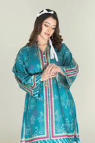 2PC Unstitched Printed Lawn Shirt and Trouser KST-3465 Printed KHAS STORES 