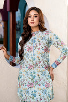 2PC Unstitched Printed Lawn Shirt and Trouser KST-4025 Printed KHAS STORES 