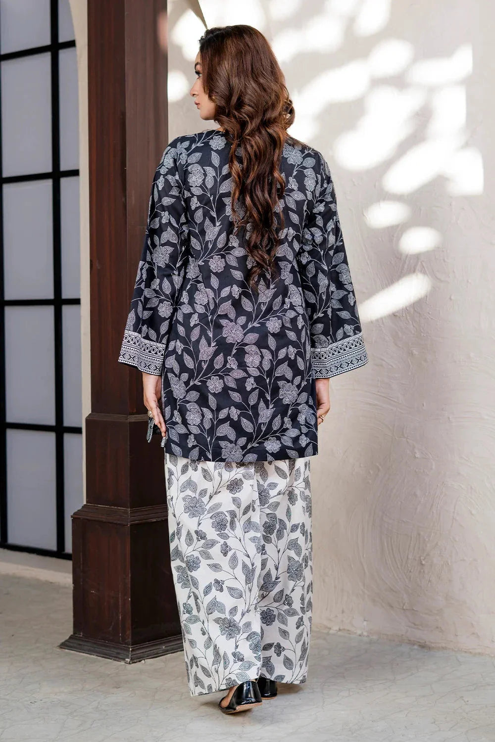 2PC Unstitched Printed Lawn Shirt and Trouser KST-4026 Printed KHAS STORES 