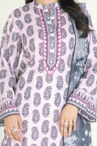 2PC Unstitched Printed Lawn Shirt & Dupatta | KSD-3814 Printed KHAS STORES 