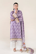 2PC Unstitched Printed Lawn Shirt & Dupatta | KSD-3823 Printed KHAS STORES 