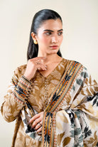 2PC Unstitched Printed Lawn Shirt & Dupatta | KSD-3828 Printed KHAS STORES 
