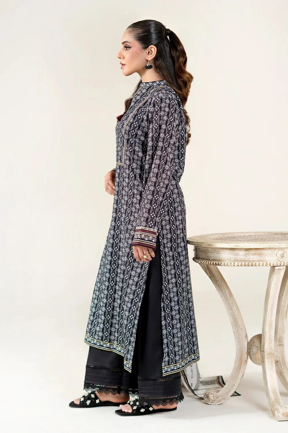 2PC Unstitched Printed Lawn Shirt & Dupatta | KSD-4052 Printed KHAS STORES 