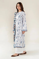 2PC Unstitched Printed Lawn Shirt & Dupatta | KSD-4053 Printed KHAS STORES 