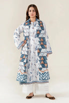 2PC Unstitched Printed Lawn Shirt & Dupatta | KSD-4053 Printed KHAS STORES 