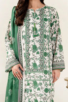 2PC Unstitched Printed Lawn Shirt & Dupatta | KSD-4055 Printed KHAS STORES 