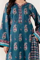 2PC Unstitched Printed Lawn Shirt & Dupatta | KSD-4056 Printed KHAS STORES 