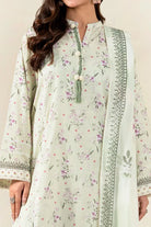 2PC Unstitched Printed Lawn Shirt & Dupatta | KSD-4057 Printed KHAS STORES 