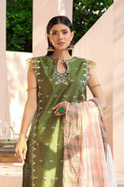3 Pcs Unstitched EMB Faux Silk SUIT KFSE-2327 KHAS STORES 