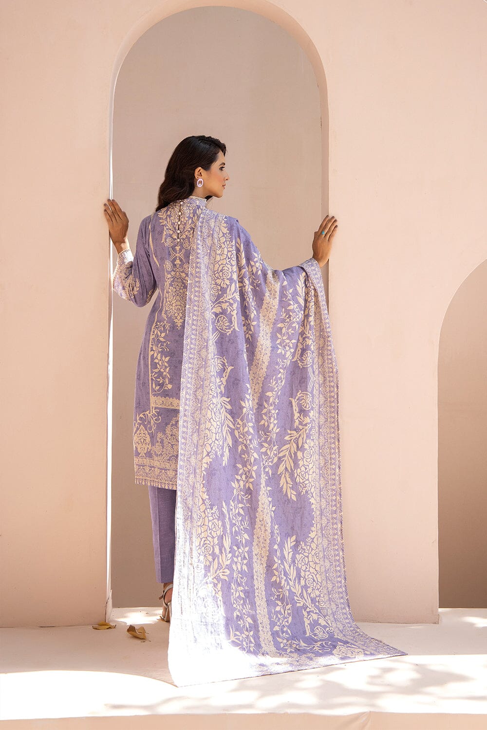 3 Pcs unstitched Khaddar SUIT KKH-2202 KHAS STORES 