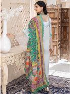 ROOHI - 3 PIECE EMBROIDERED UNSTITCHED LAWN
