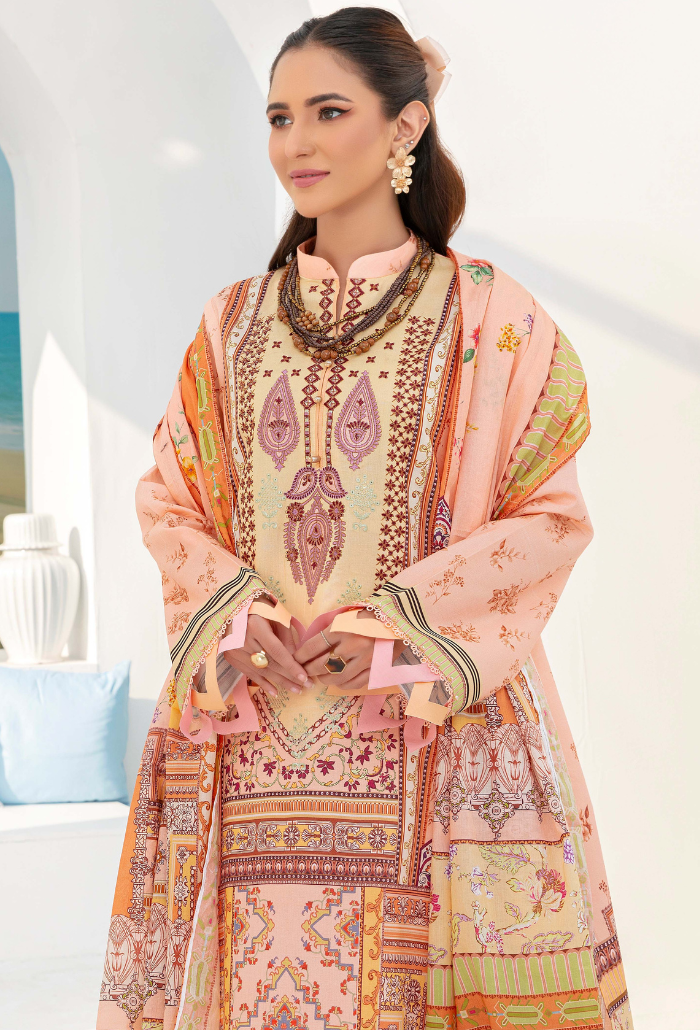 Embroidered Lawn - D10
