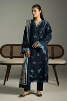 3PC Embroidered Cambric Suit | KCCE-4219 Embroidered KHAS STORES 