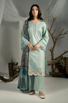 3PC Embroidered Cambric Suit | KCCE-4222 Embroidered KHAS STORES 