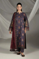 3PC Embroidered Cambric Suit | KCCE-4225 Embroidered KHAS STORES 