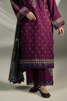 3PC Embroidered Cambric Suit | KCCE-4227 Embroidered KHAS STORES 