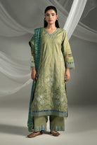 3PC Embroidered Cambric Suit | KCCE-4228 Embroidered KHAS STORES 