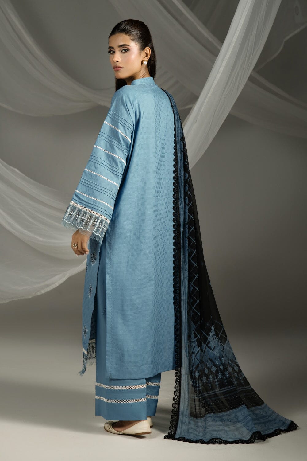 3PC Embroidered Cambric Suit | KCCE-4230 Embroidered KHAS STORES 