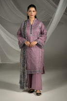 3PC Embroidered Cambric Suit | KCCE-4231 Embroidered KHAS STORES 