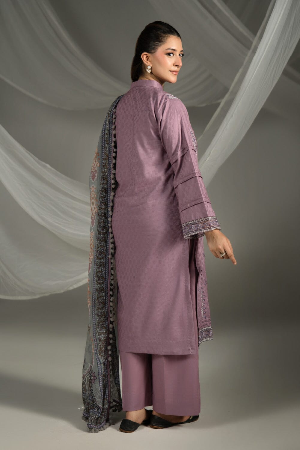 3PC Embroidered Cambric Suit | KCCE-4231 Embroidered KHAS STORES 