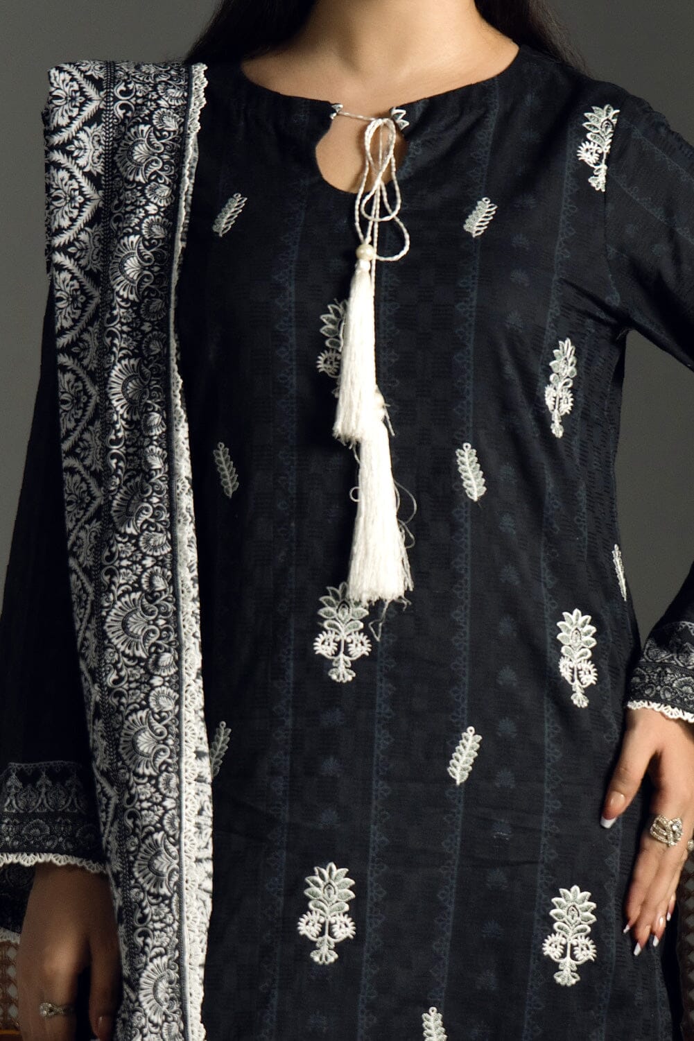 3PC Embroidered Cambric Suit | KCCE-4295 Embroidered KHAS STORES 