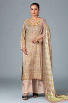 3PC Embroidered Unstitched Cambric Suit KCCE-2844 Embroidered KHAS STORES 