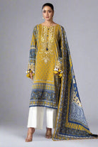 3PC Embroidered Unstitched Cambric Suit KCCE-2846 Embroidered KHAS STORES 