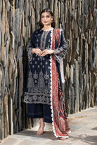3PC Embroidered Unstitched Khaddar Suit KKHE-3599 Embroidered KHAS STORES 