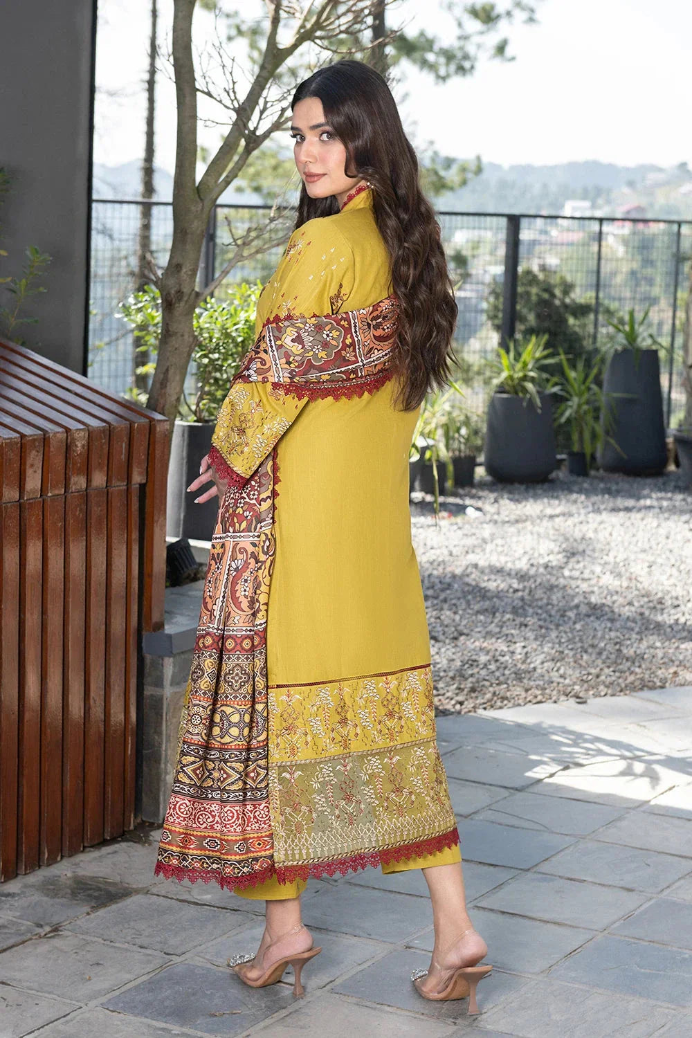 3PC Embroidered Unstitched Khaddar Suit KKHE-3603 Embroidered KHAS STORES 
